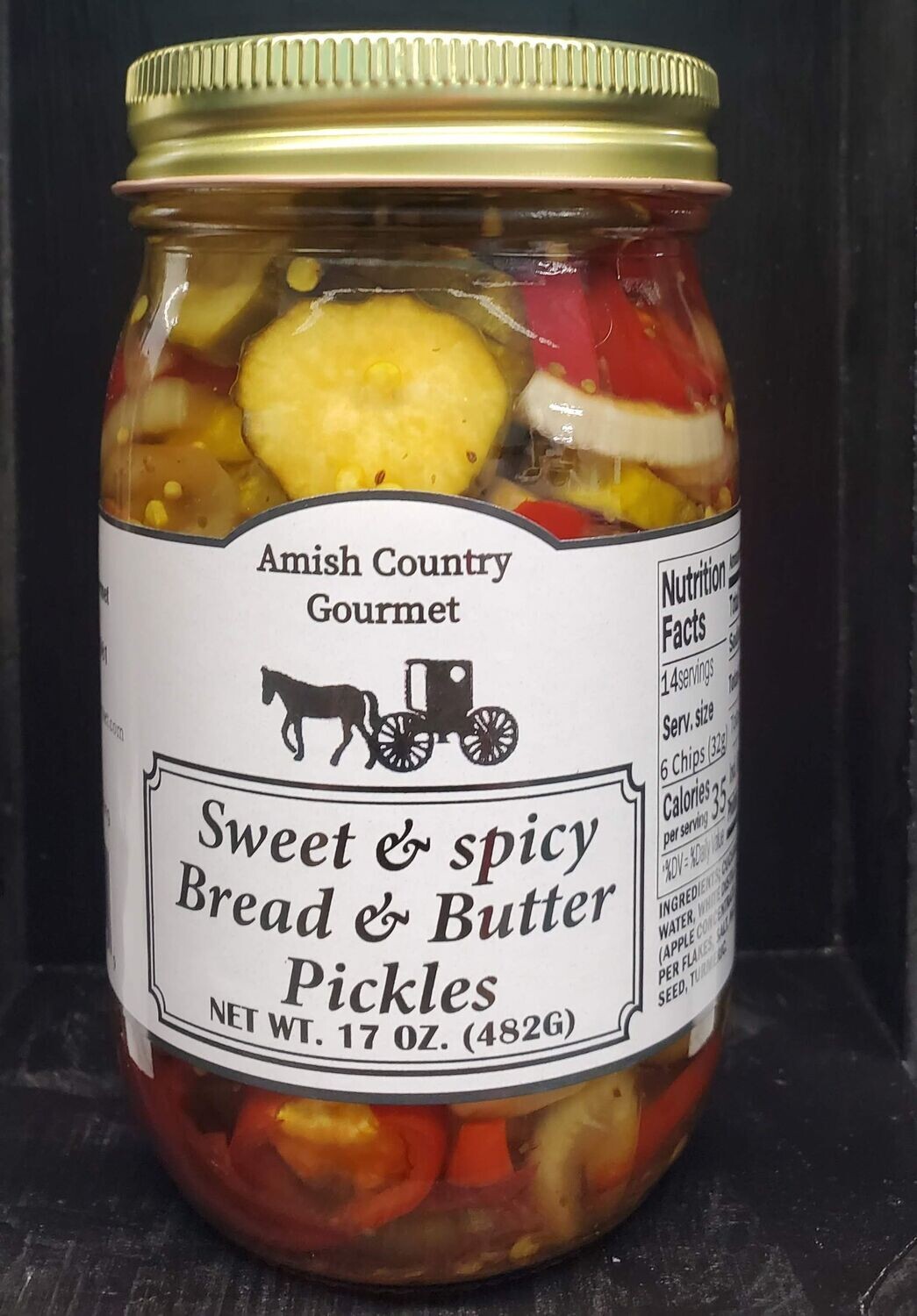 Sweet & Spicy Bread & Butter Pickles