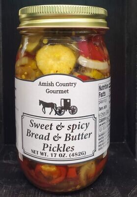 Sweet & Spicy Bread & Butter Pickles