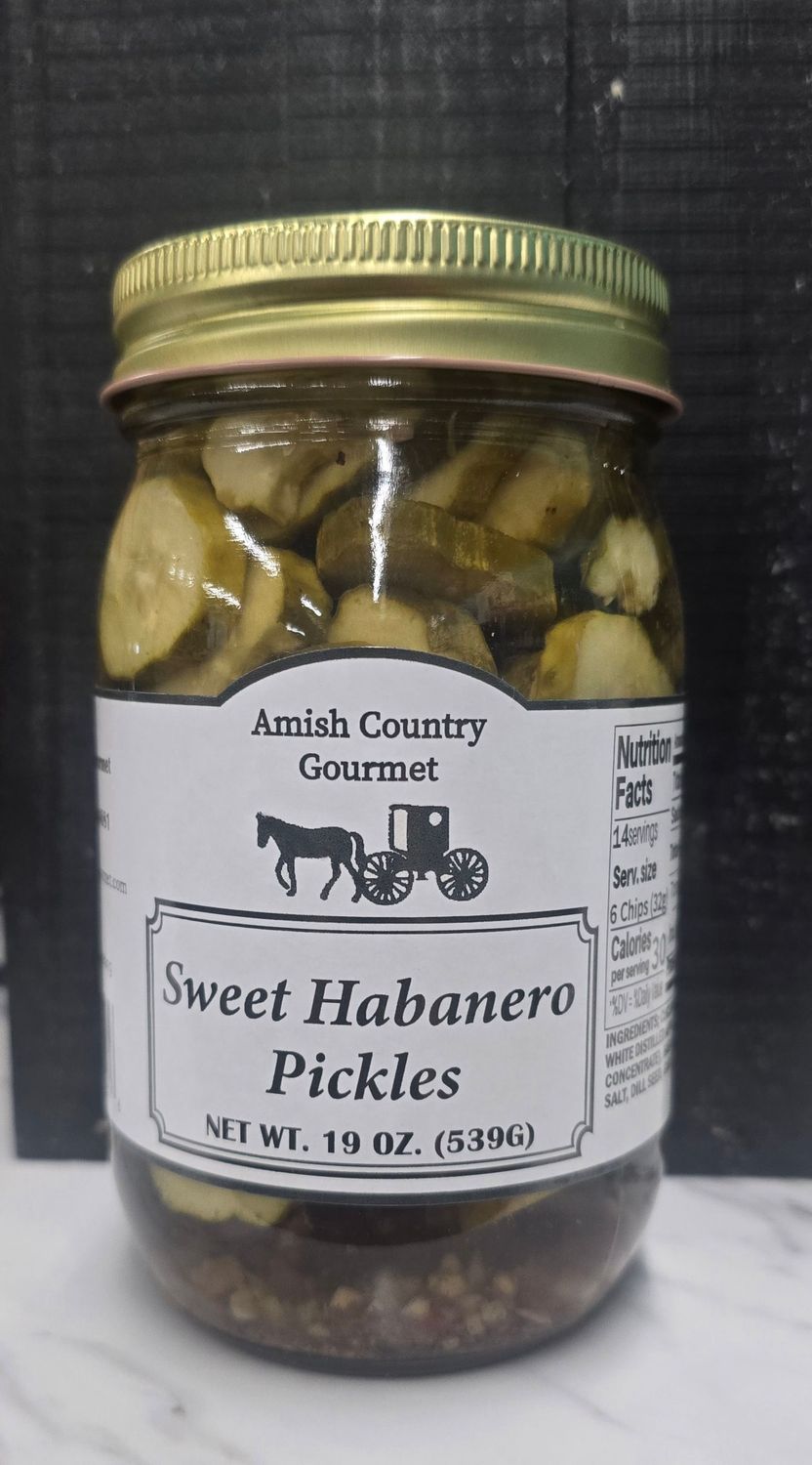 Sweet Habanero Pickles