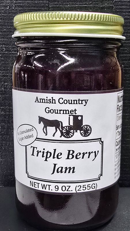 No Sugar Added Triple Berry Jam
