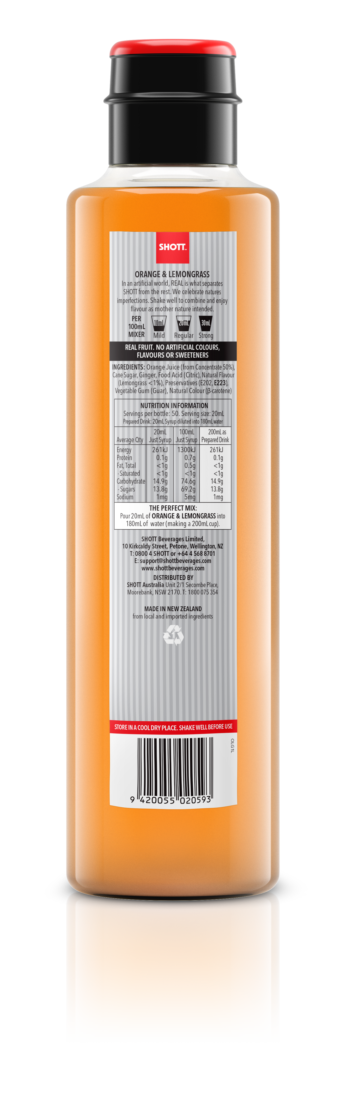 SHOTT Orange & Lemongrass