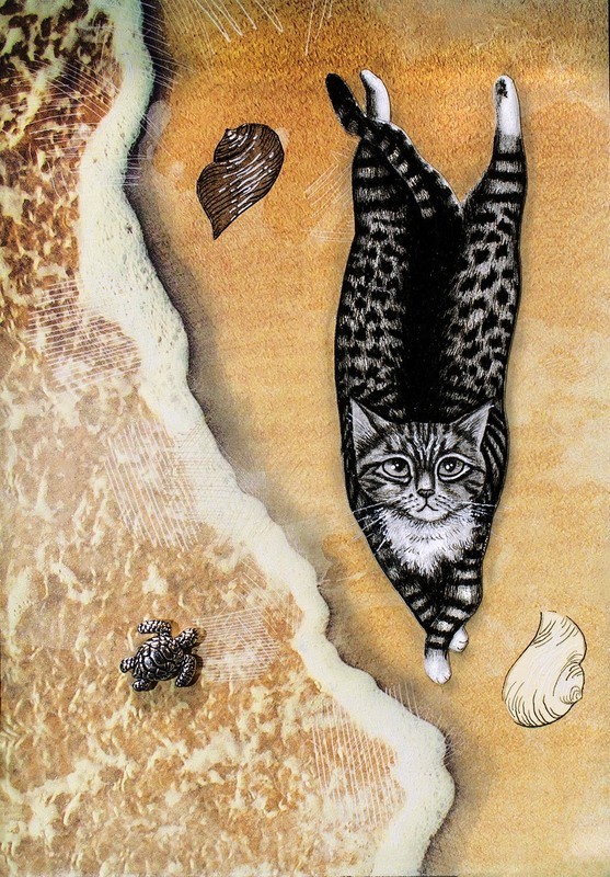 Beach Cat 8x10