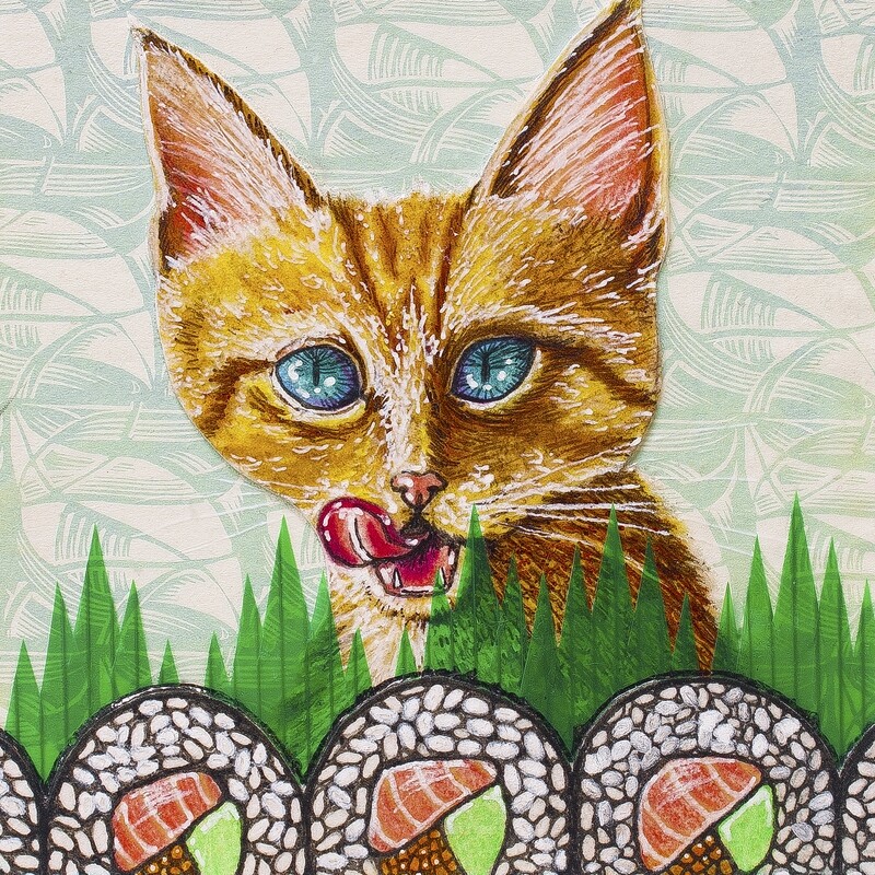 Sushi Cat 2.0 magnet