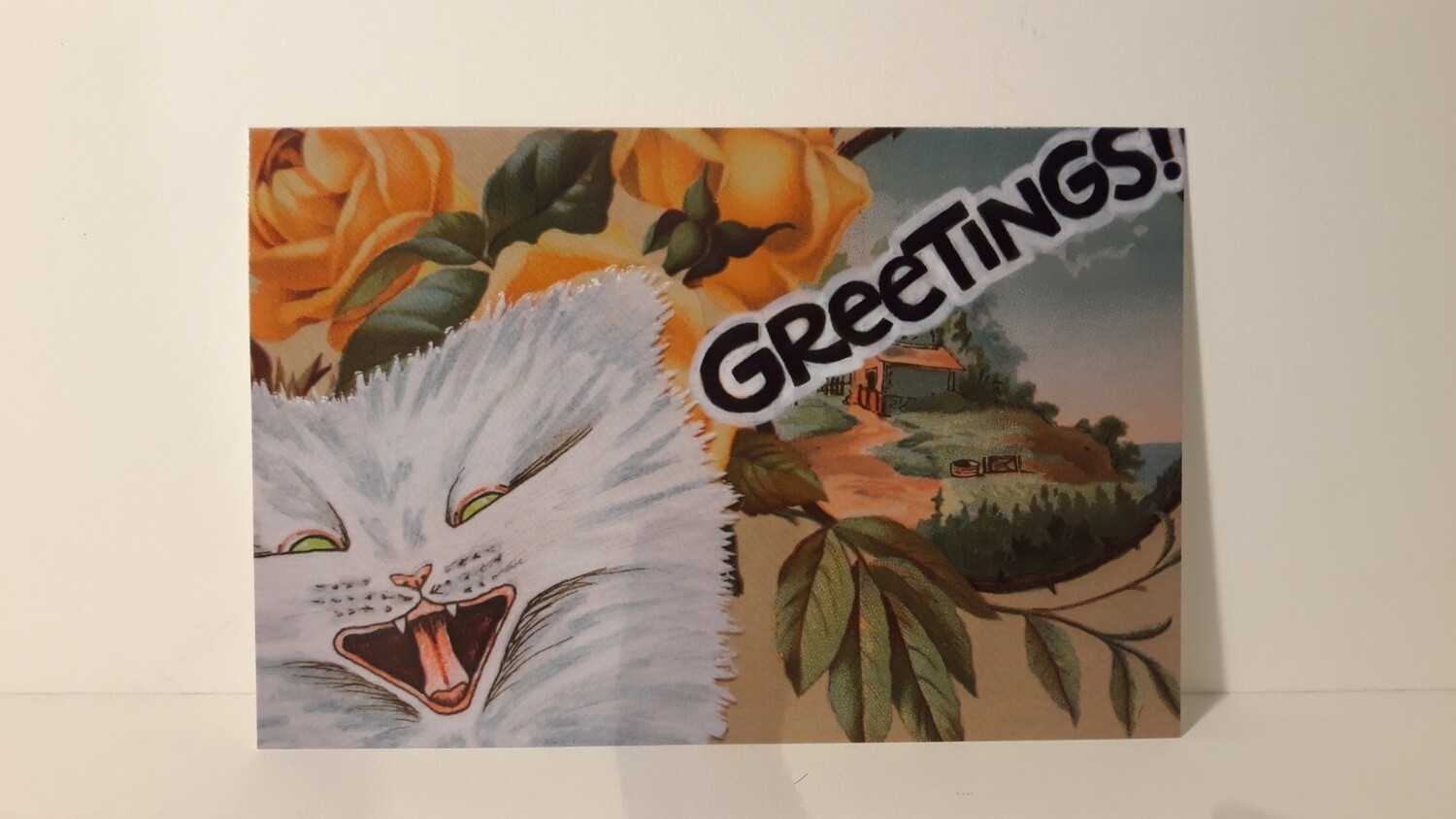 greetings postcard