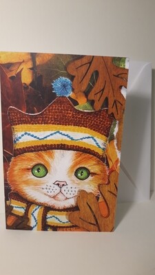 ultimate fall cat card