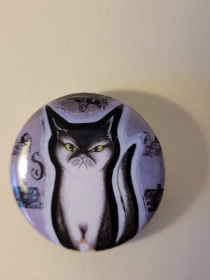 Salem cat button