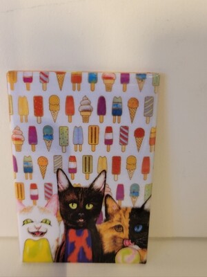Popsicle cats magnet