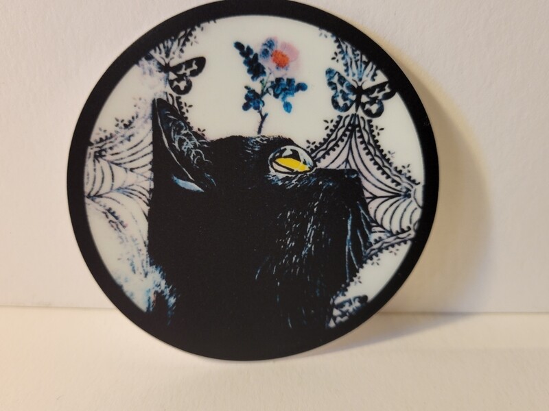 Black Cat Glo Sticker
