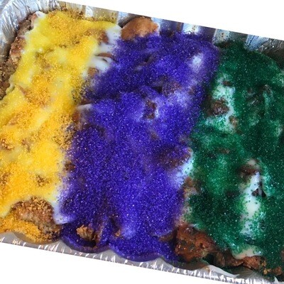 King Cake Bread Pudding