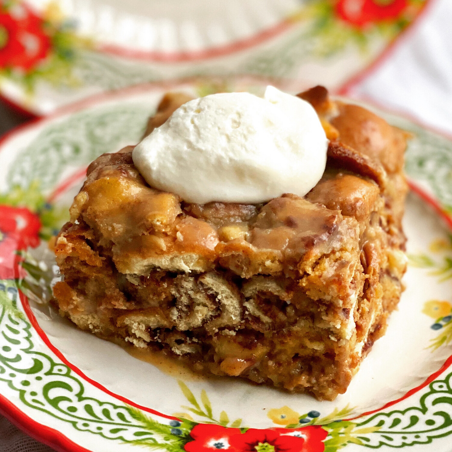 White Chocolate Eggnog Bread Pudding