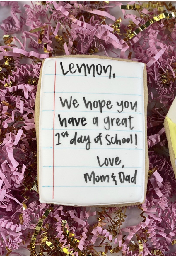 Back to School Cookie