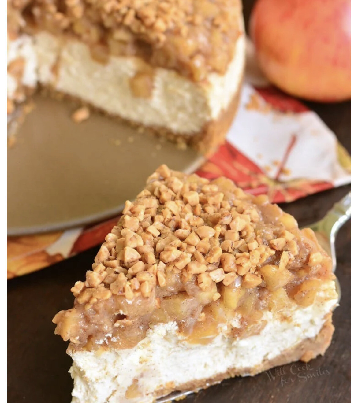 Toffee Apple Cheesecake