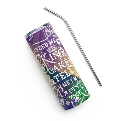 Mardi Gras Tumbler