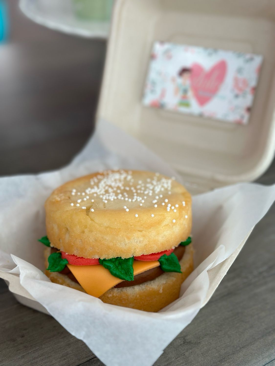 Mini Burger Cake