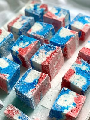 Red White and Blue Marshmallows