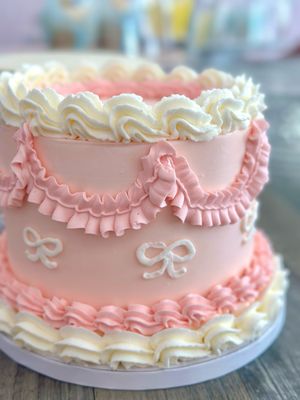 Ribbons and Bows Cake