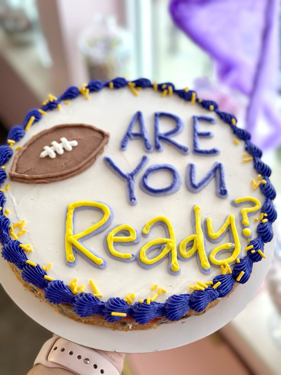 Game Day Cookie Cake