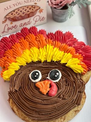 Turkey Face King Cake