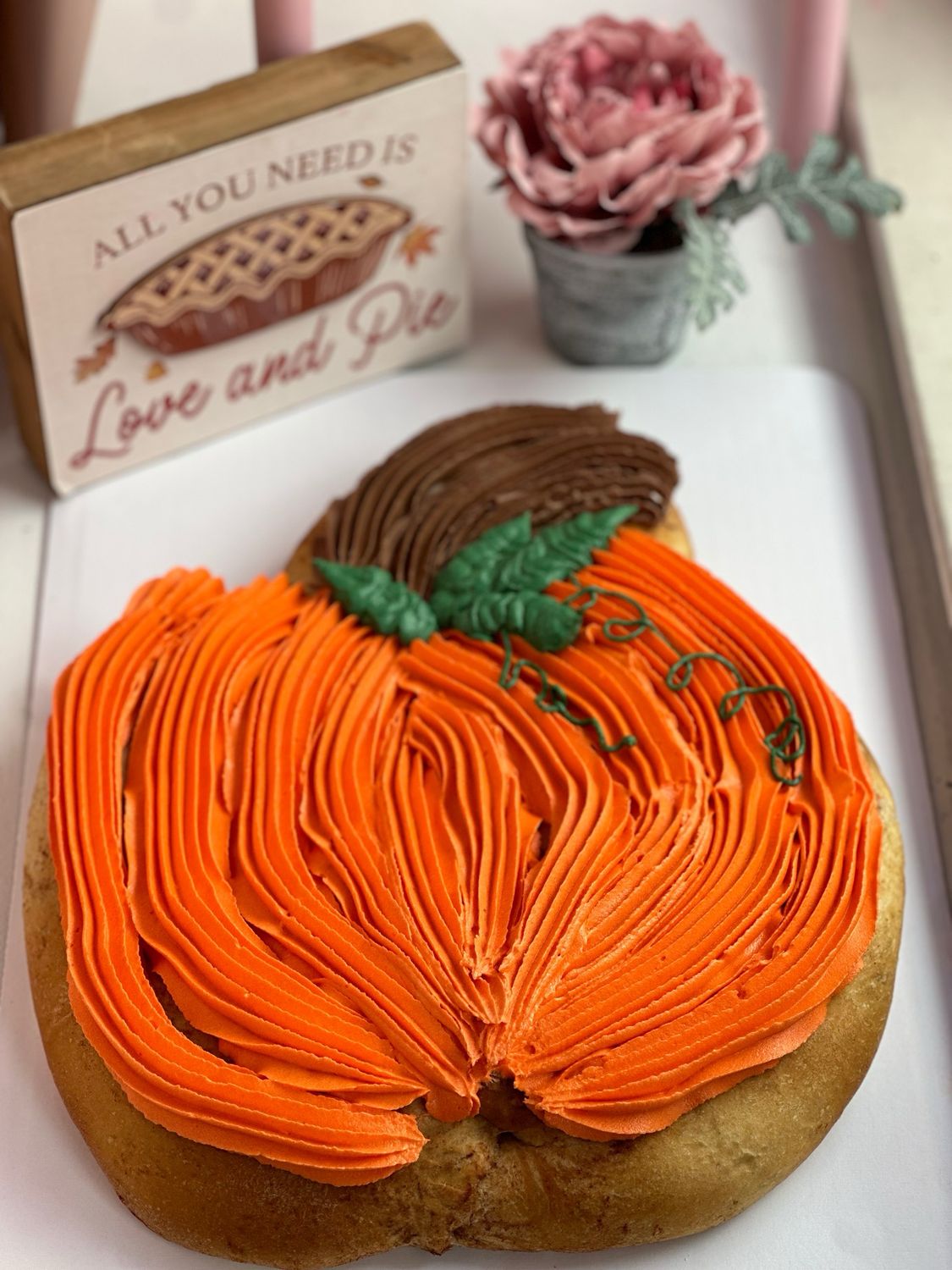 Pumpkin King Cake