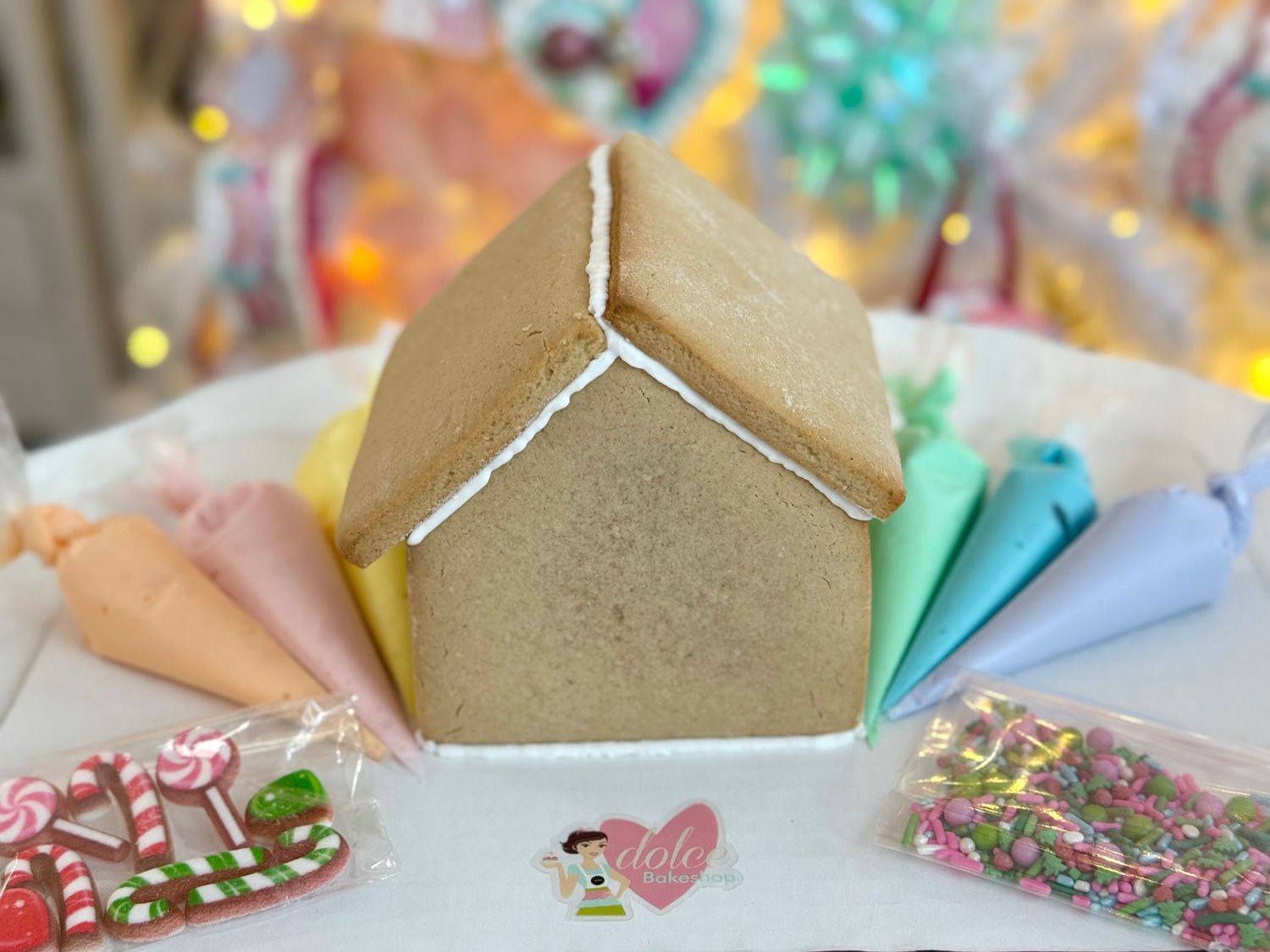 Pre-Built Gingerbread House Kit