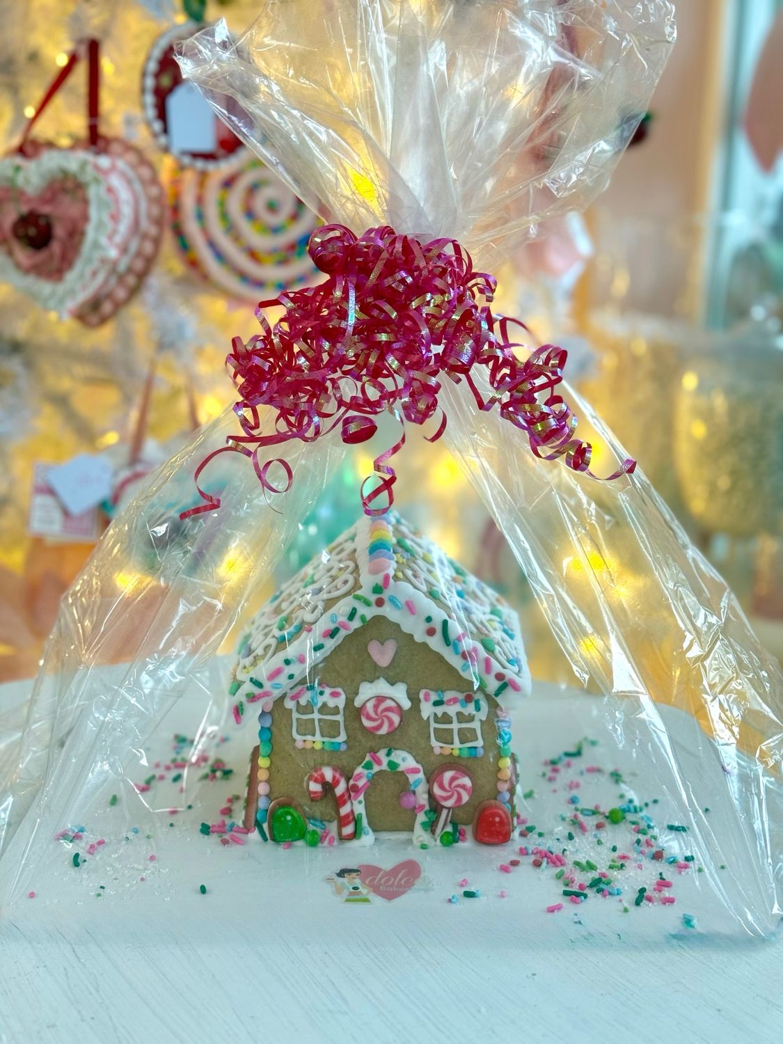 Decorated Gingerbread House