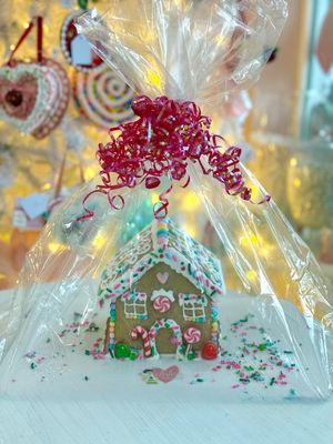 Decorated Gingerbread House