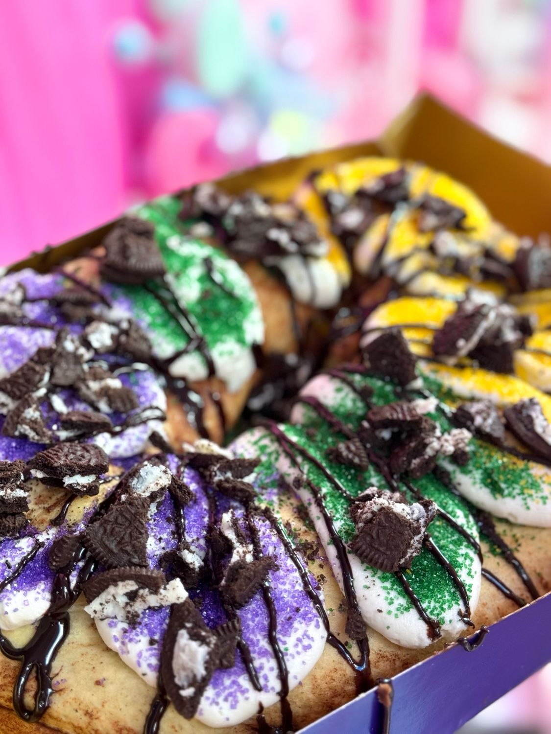 Cookies and Cream King Cake