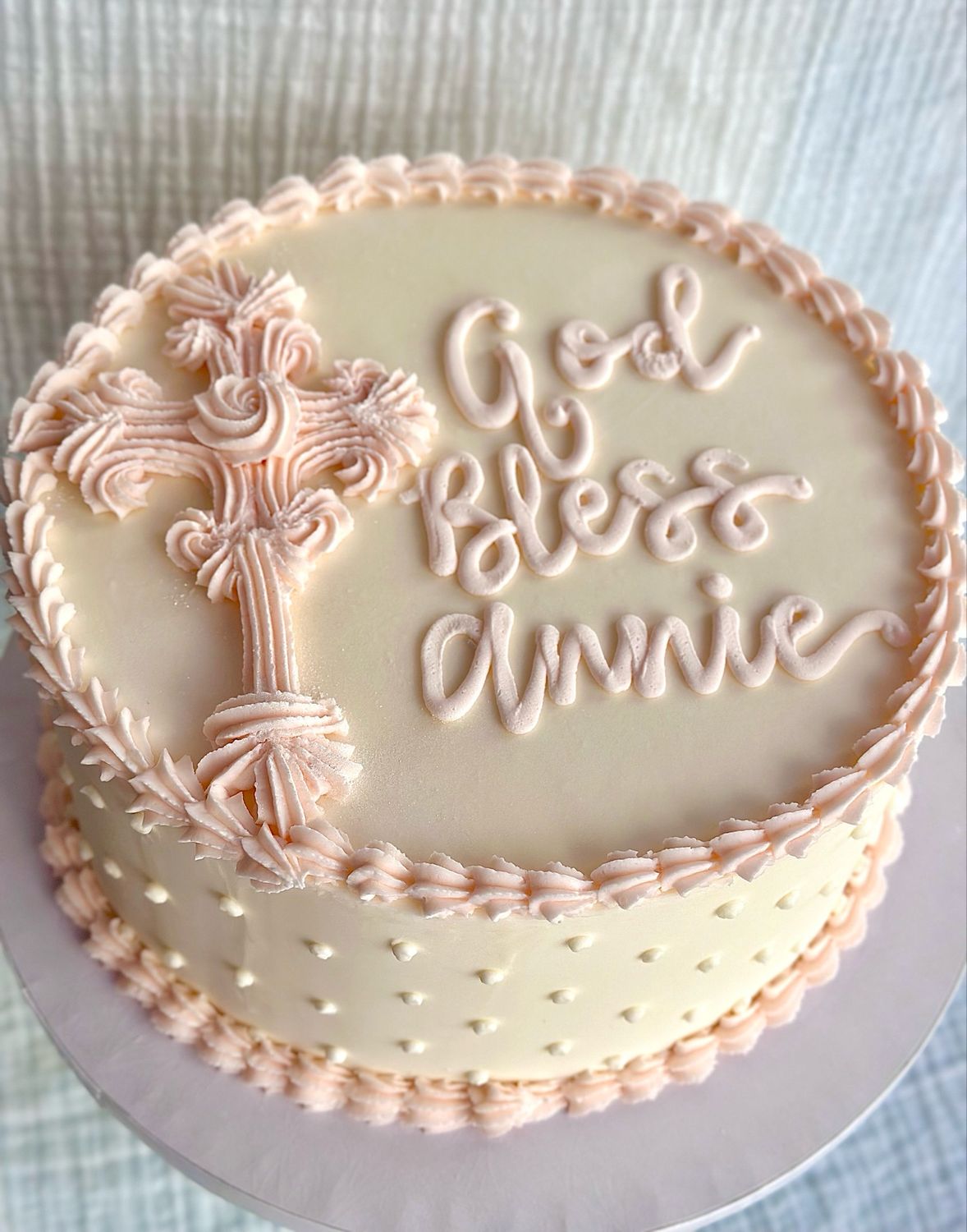 Baptism Cake