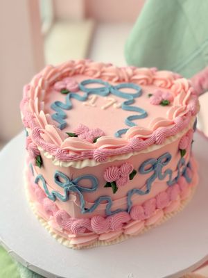 Love Shack Fancy Heart Cake