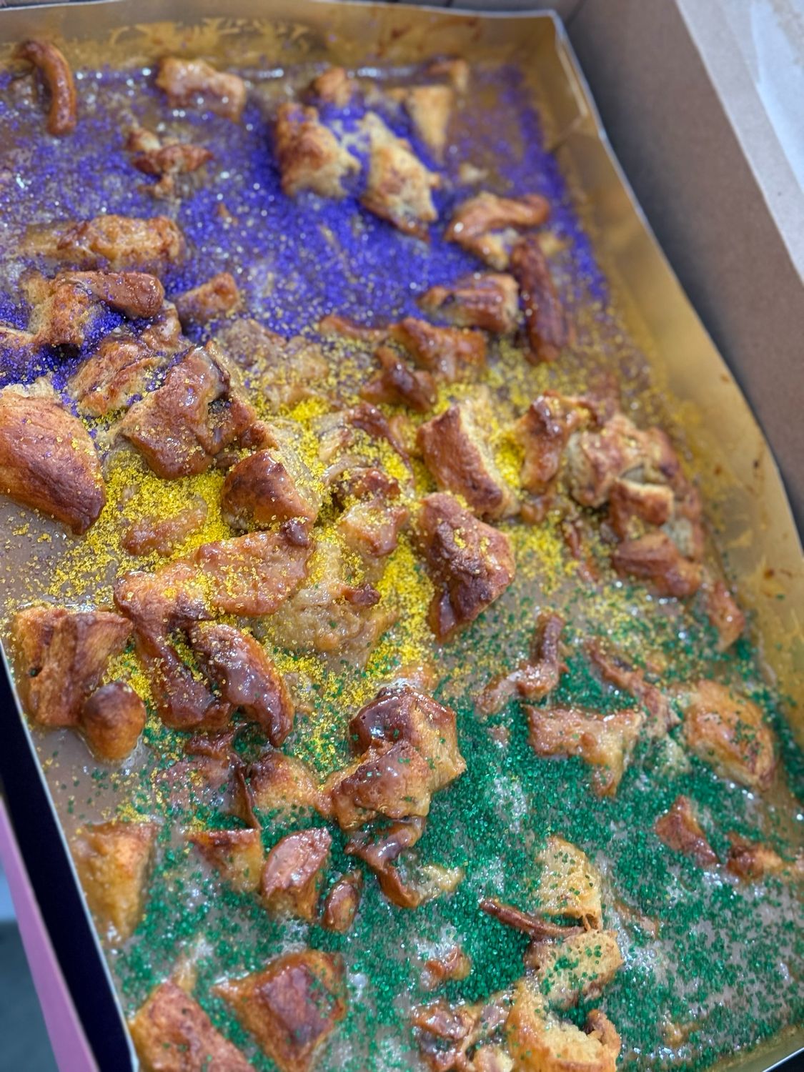 King Cake Bread Pudding