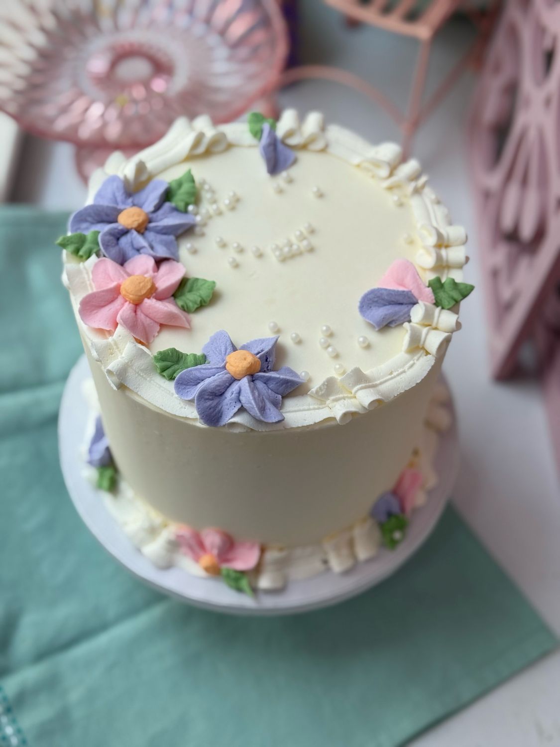 Simply Springtime Cake