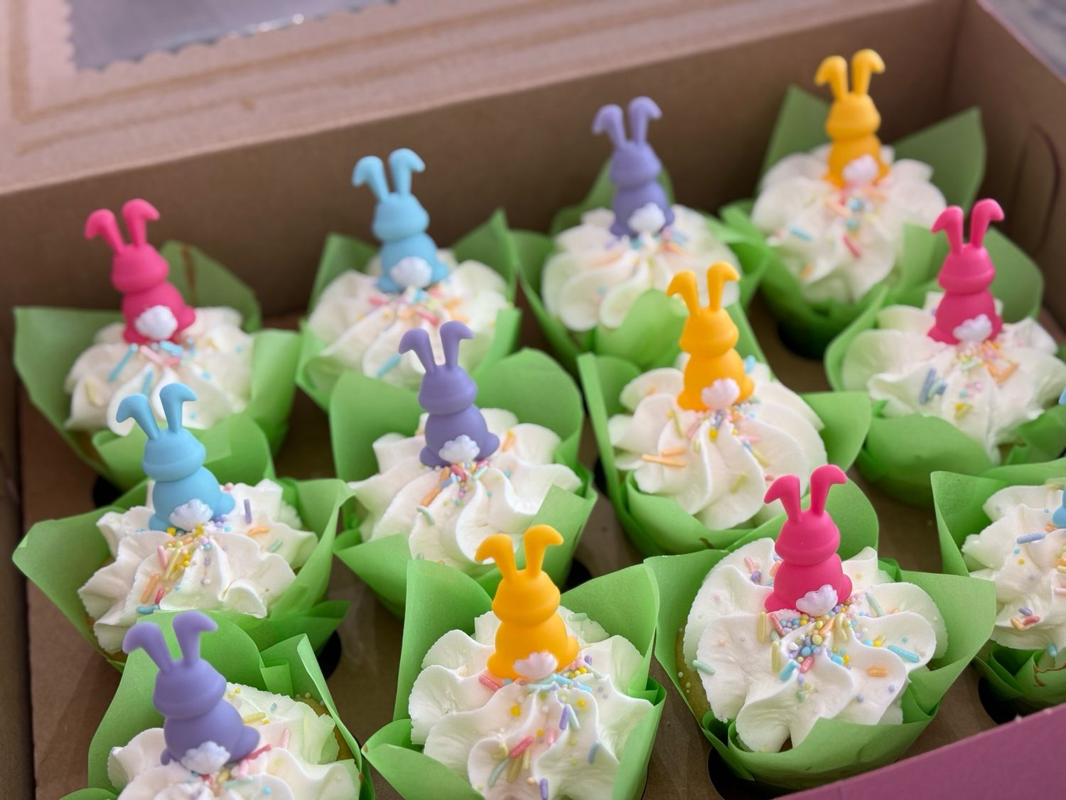 Bunny Butt Cupcakes (dozen)