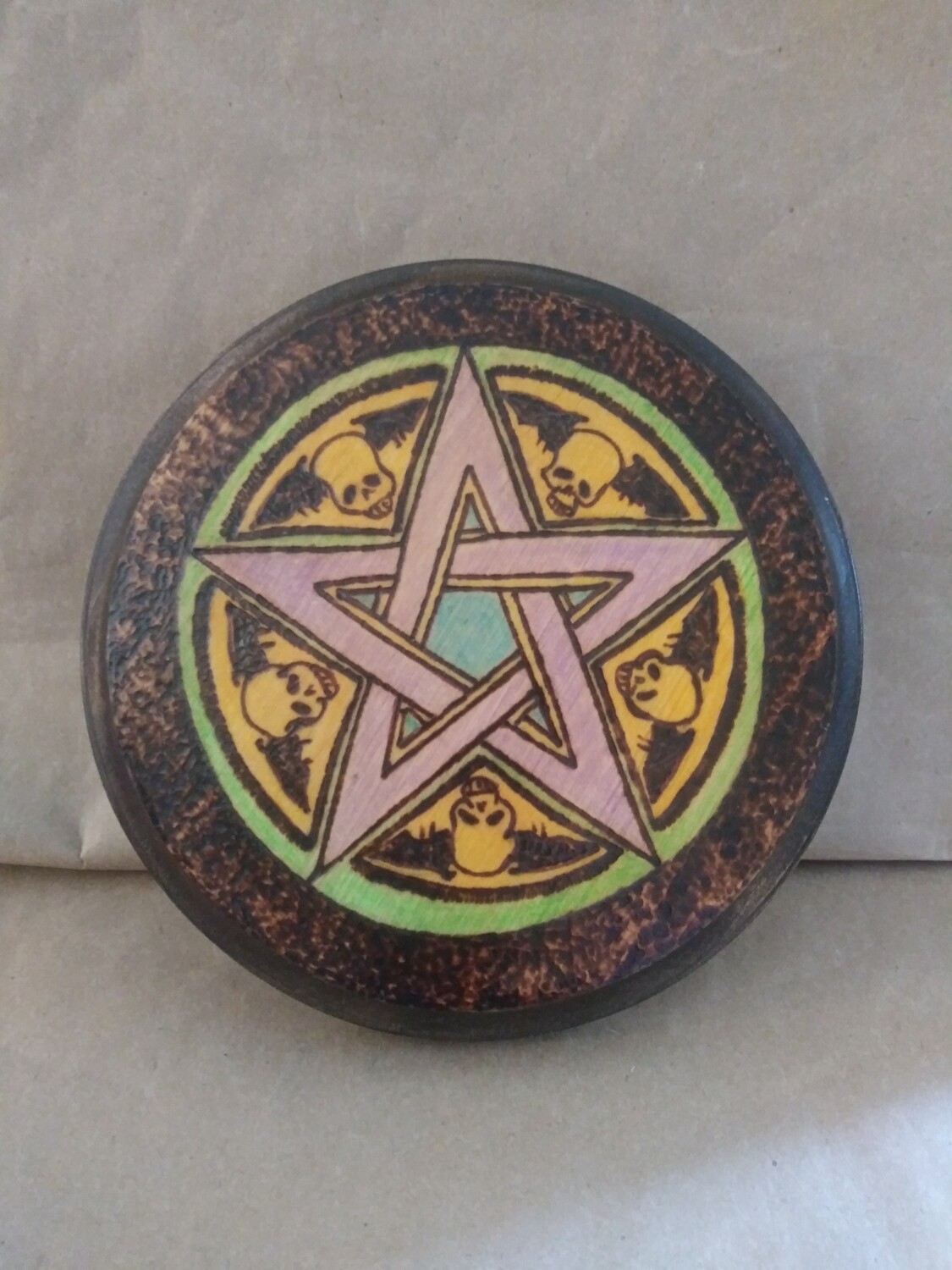 Pentacle with Skulls Pentacle with Skulls