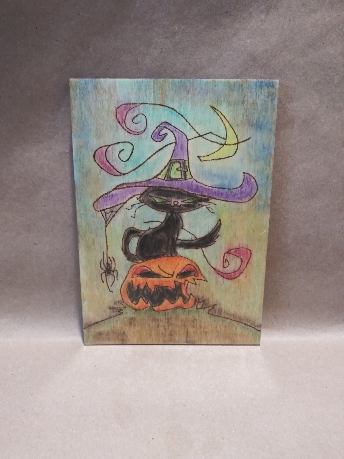 Black Cat on Pumpkin Black Cat on Pumpkin