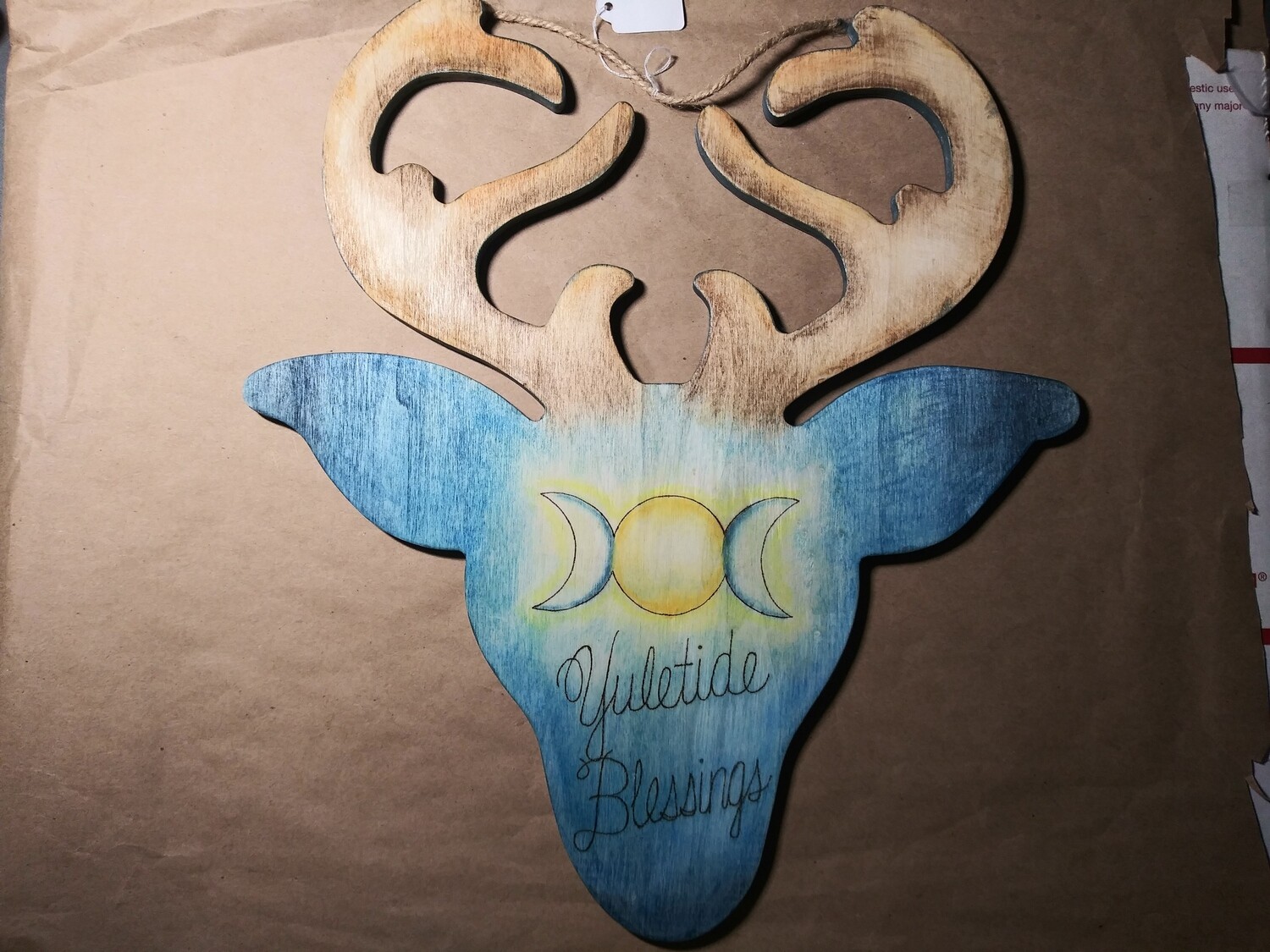 Yuletide Blessing Stag Head Yuletide Blessing Stag Head