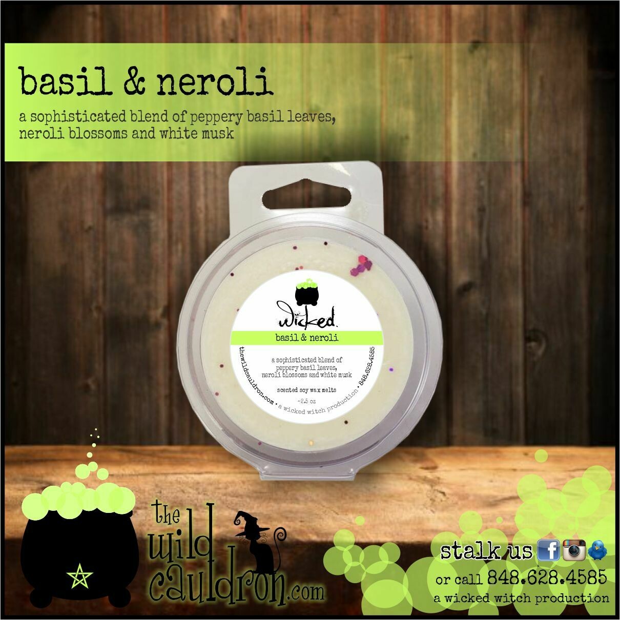Basil and Neroli Wicked Wax Melts Basil and Neroli Wicked Wax Melts