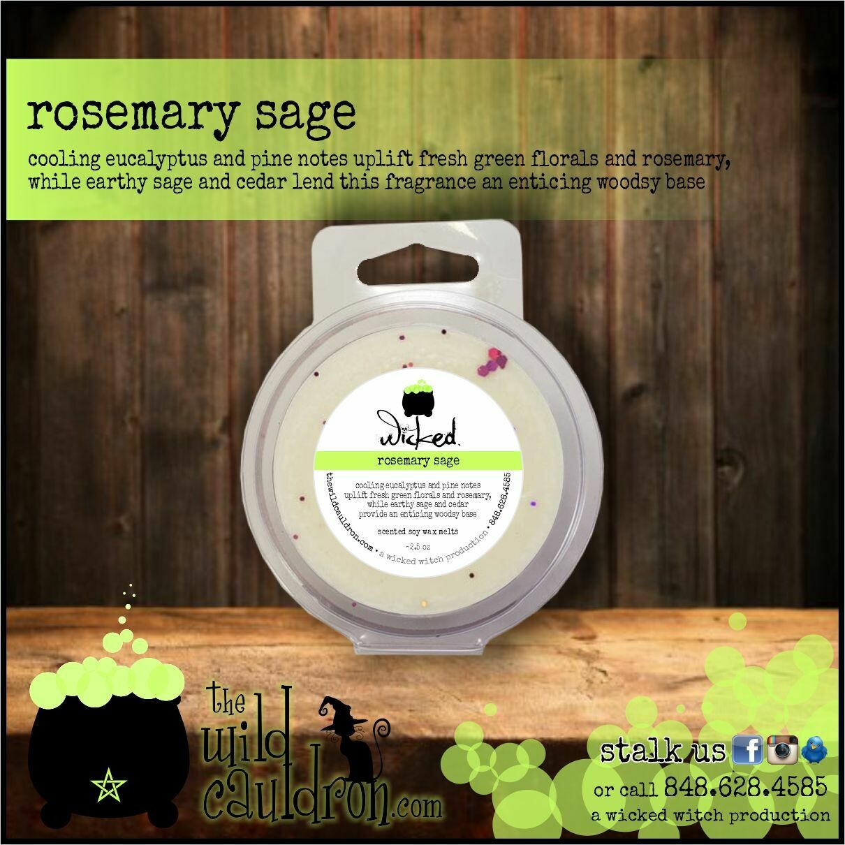 Rosemary Sage Wicked Wax Melts Rosemary Sage Wicked Wax Melts