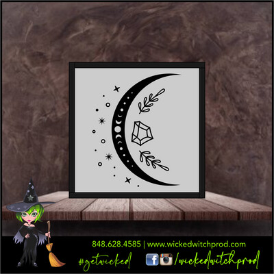 Boho Crescent Moon - Wicked Farmhouse Sign (8