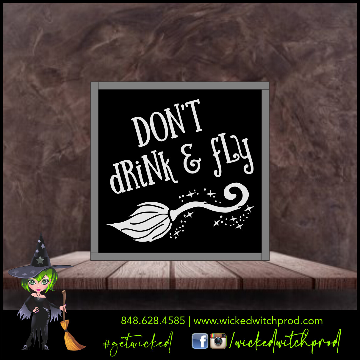 Don't Drink and Fly - Wicked Farmhouse Sign (8