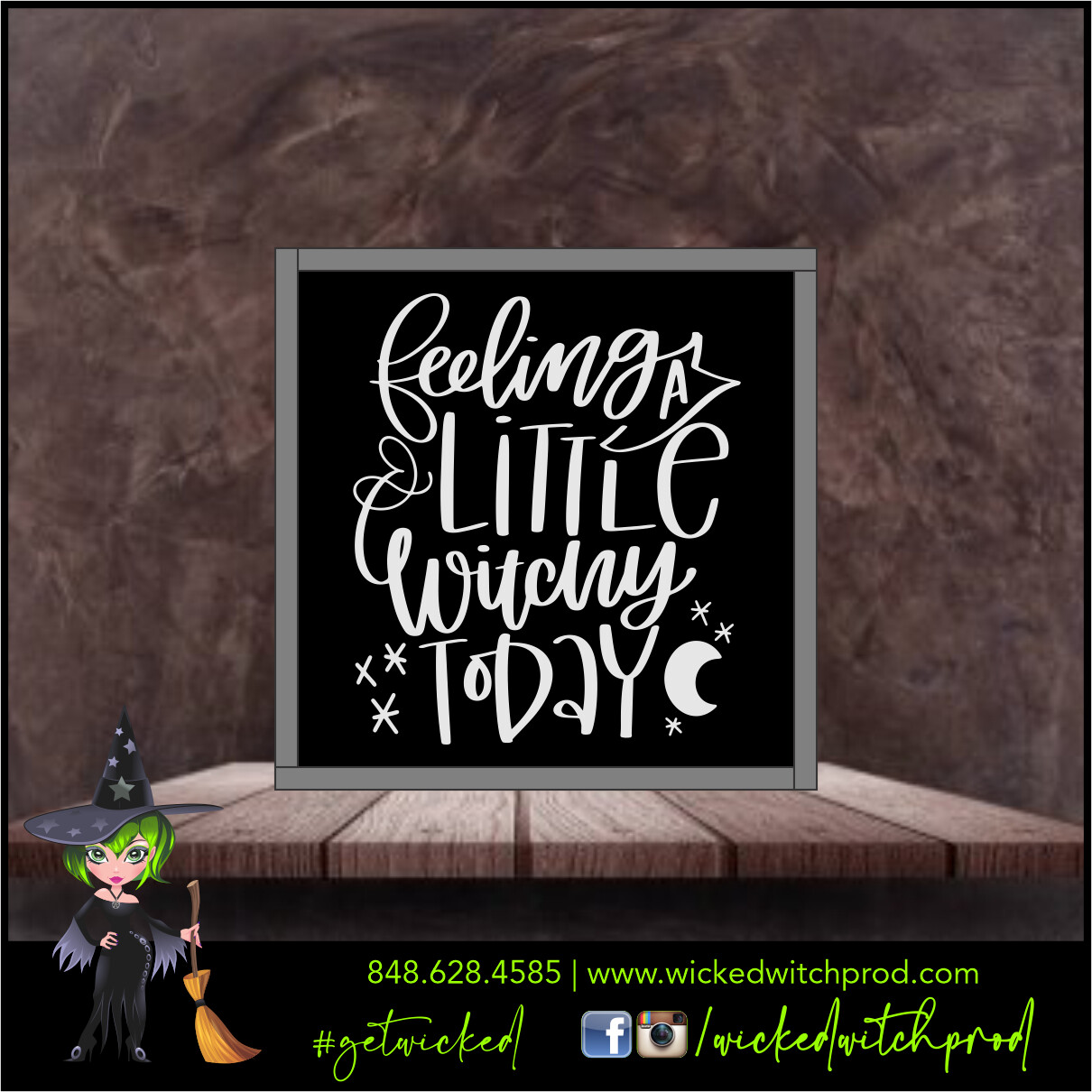 Feeling a Little Witchy Today - Wicked Farmhouse Sign (8