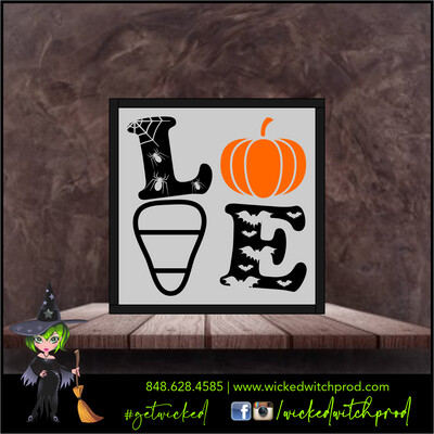 Halloween Love - Wicked Farmhouse Sign (8