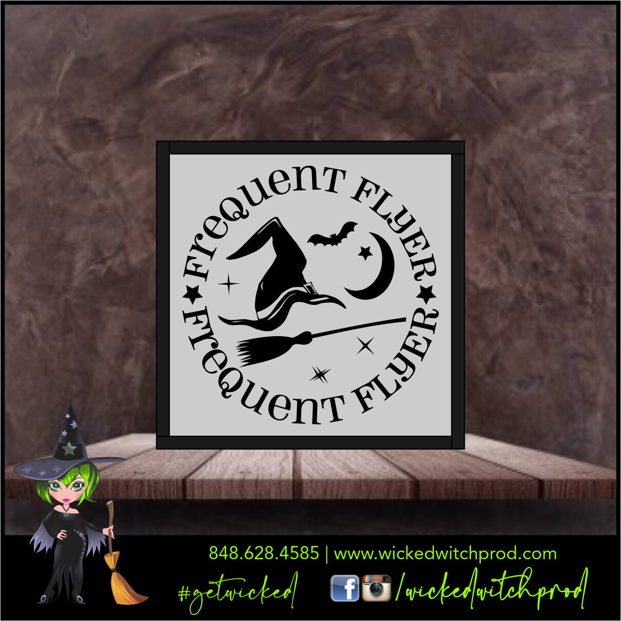 Frequent Flyer - Wicked Farmhouse Sign (8