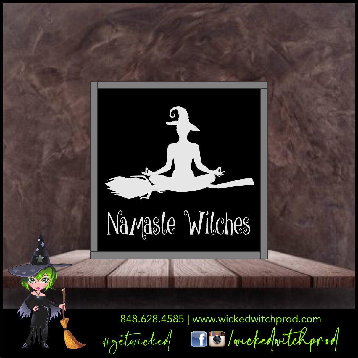 Namaste Witches - Wicked Farmhouse Sign (8