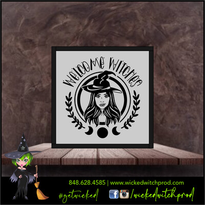 Welcome Witches - Wicked Farmhouse Sign (8