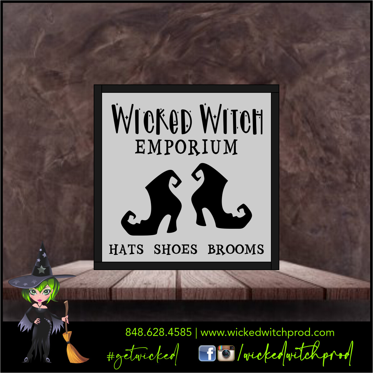Wicked Witch Emporium - Wicked Farmhouse Sign (8