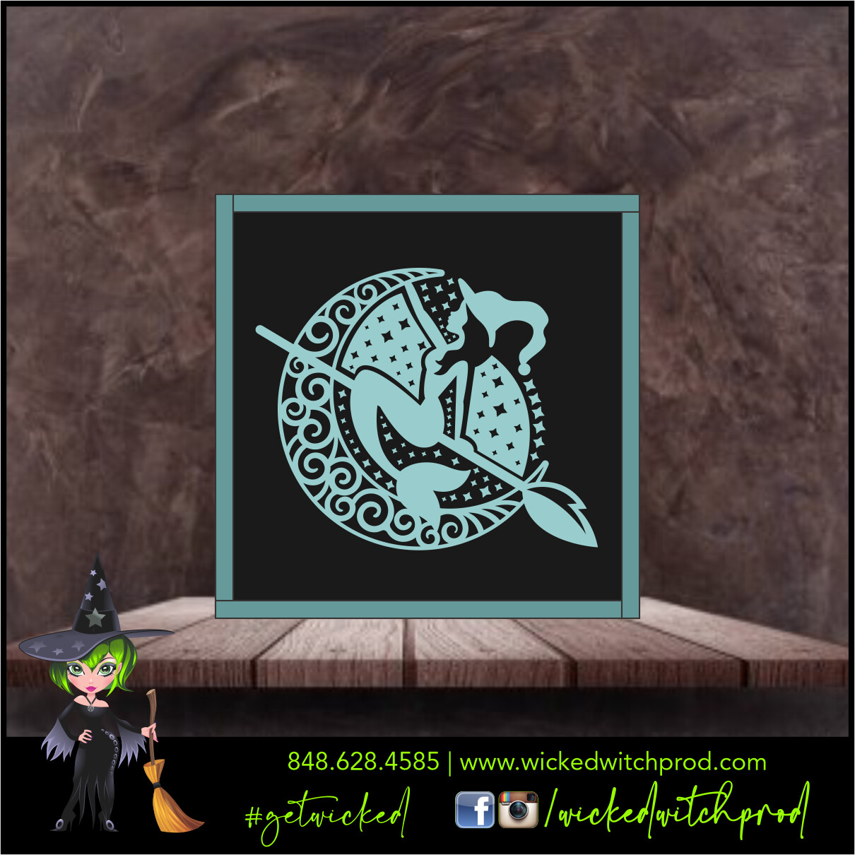Mermaid Witch - Wicked Farmhouse Sign (8