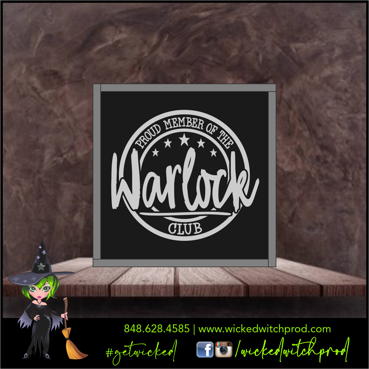 Warlock Club - Wicked Farmhouse Sign (8