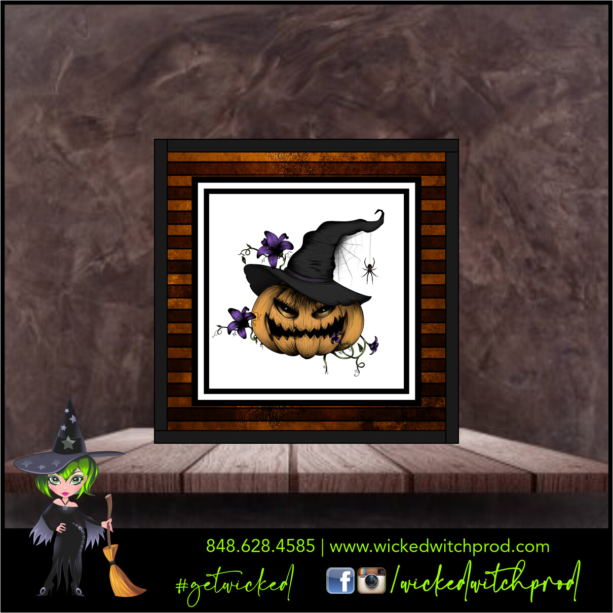 Izzy's Perfectly Witchy Pumpkin - Wicked Farmhouse Sign (8