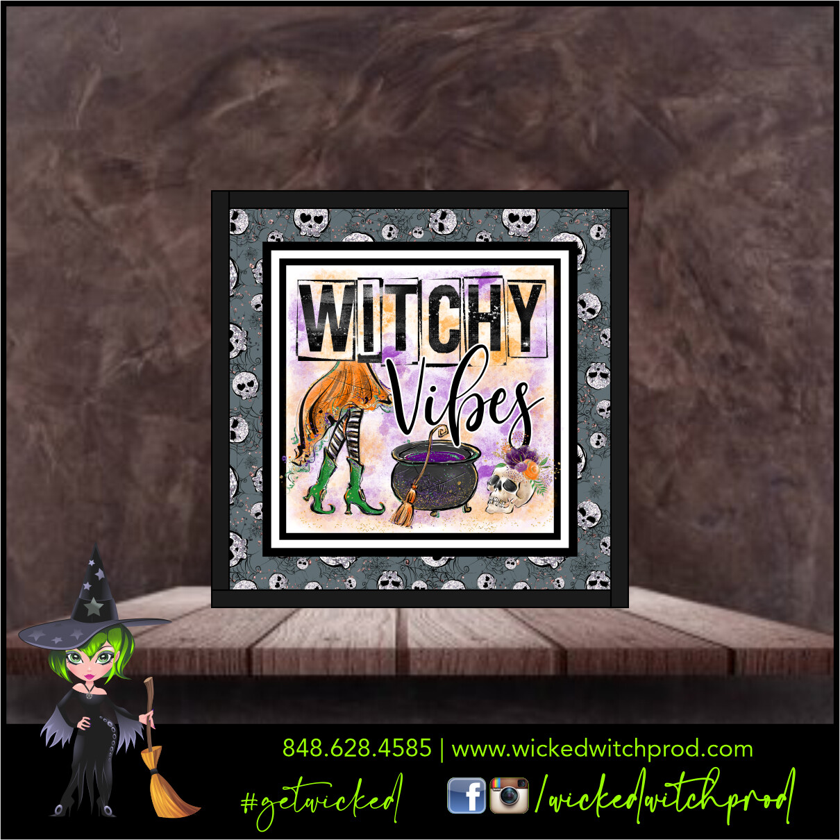 Witchy Vibes - Wicked Farmhouse Sign (8