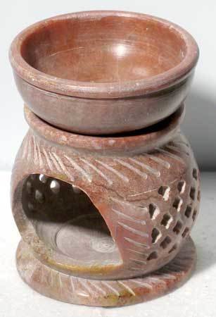 Natural Soapstone Wax & Oil Warmer Natural Soapstone Wax & Oil Warmer